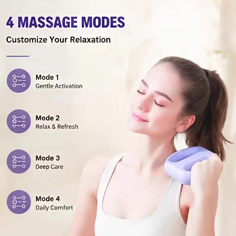Electric Massage Gun Deep Tissue - Akumulatorowy pistolet do masażu powięzi, elektryczny