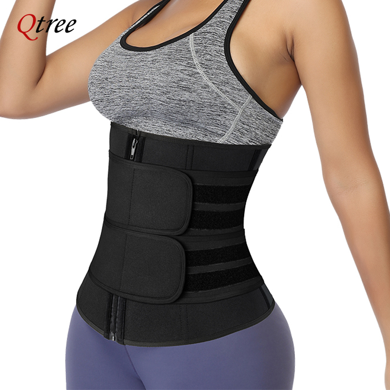 Sweat Waist Trainer Belt Neoprene - Qtree Waist Trainer Plus Size dla