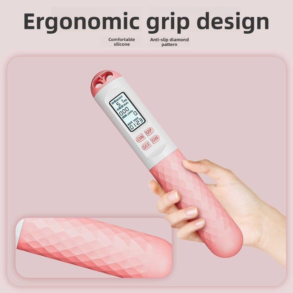 Smart Jump Rope Digital Counter - Bezprzewodowa skakanka bez linki, antypoślizgowa, z