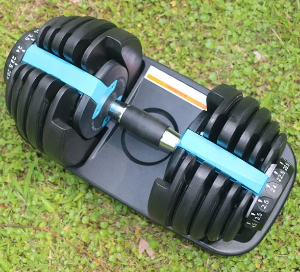 Adjustable Dumbbell Pair 40Kg - 24kg, 40kg Zestaw regulowanych ciężarków do