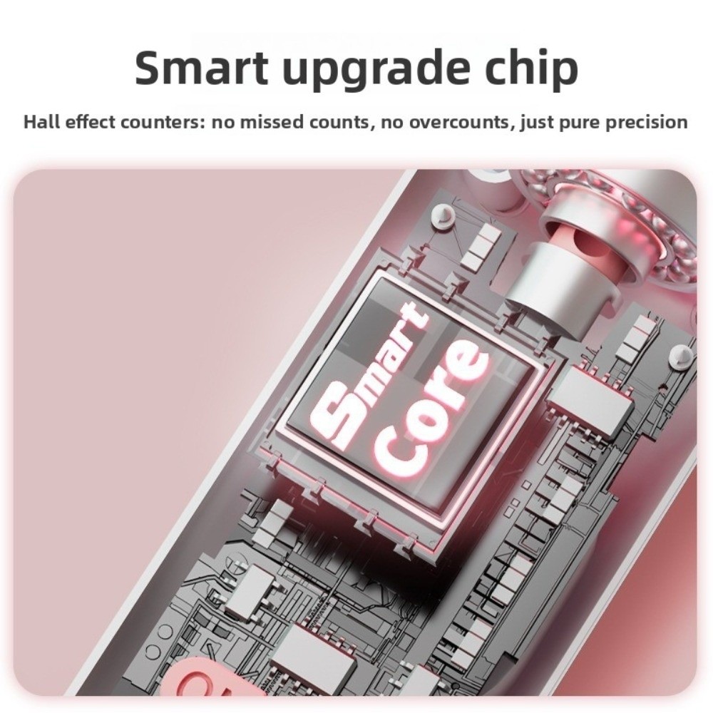 Smart Jump Rope Digital Counter - Bezprzewodowa skakanka bez linki, antypoślizgowa, do