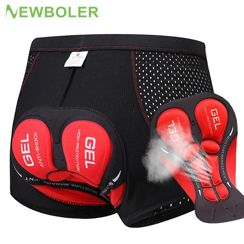 Spodenki rowerowe męskie NEWBO – Padded Cycling Shorts 5D Gel recenzja i cena