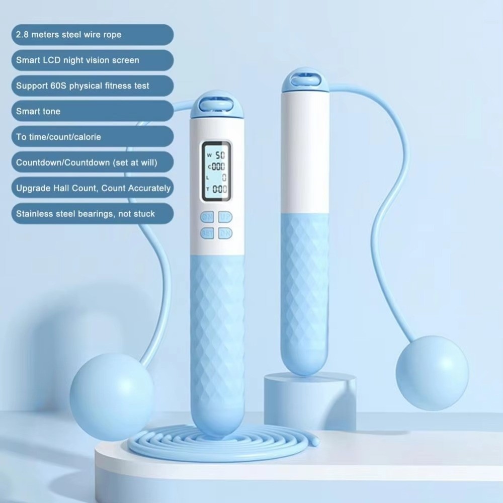 Praktyczna bezprzewodowa skaka – Smart Jump Rope Digital Counter recenzja i cena