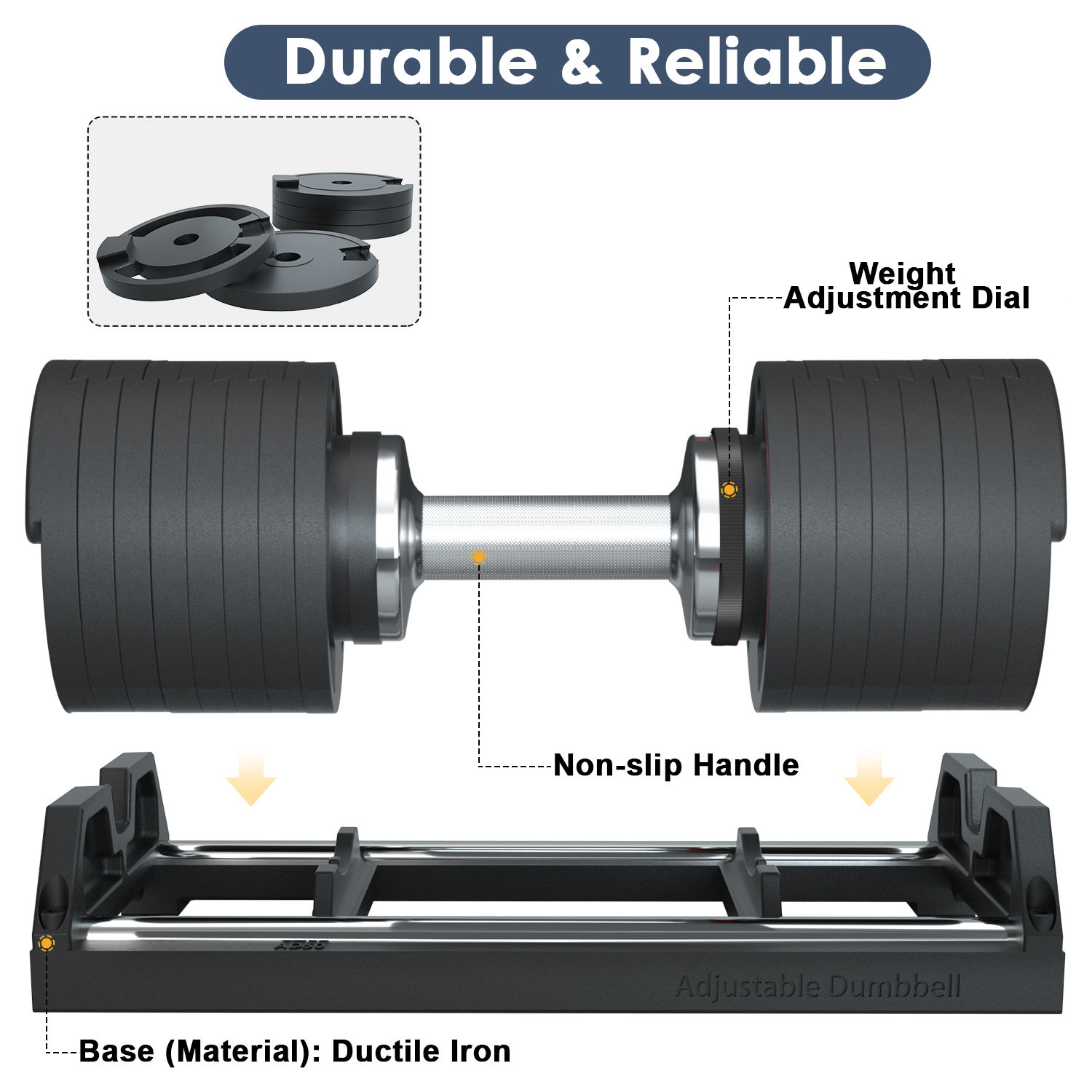 2026 Komercyjny sprzęt do siło – Adjustable Dumbbell Pair 40Kg recenzja i cena