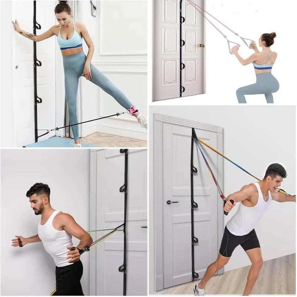 Pasek do ćwiczeń w domu mocowa – Resistance Bands Set With Handles recenzja i cena