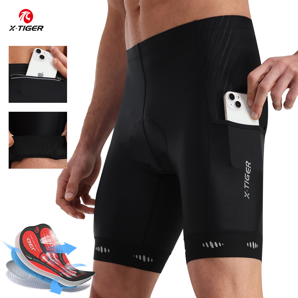 X-TIGER Męskie spodenki rowero – Padded Cycling Shorts 5D Gel recenzja i cena