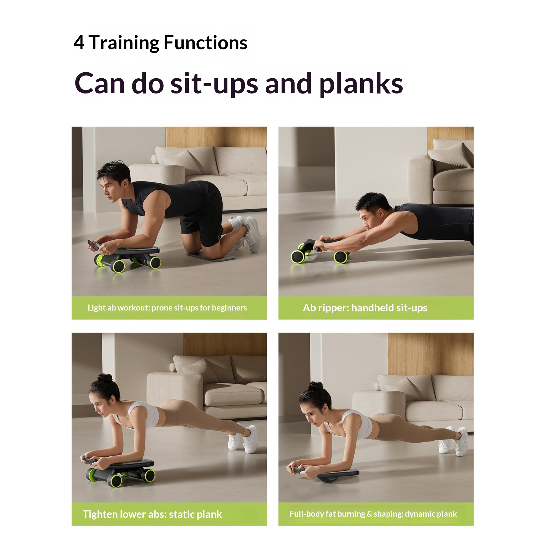 Wałek do ćwiczeń mięśni brzuch – Ab Roller Wheel With Elbow Support recenzja i cena