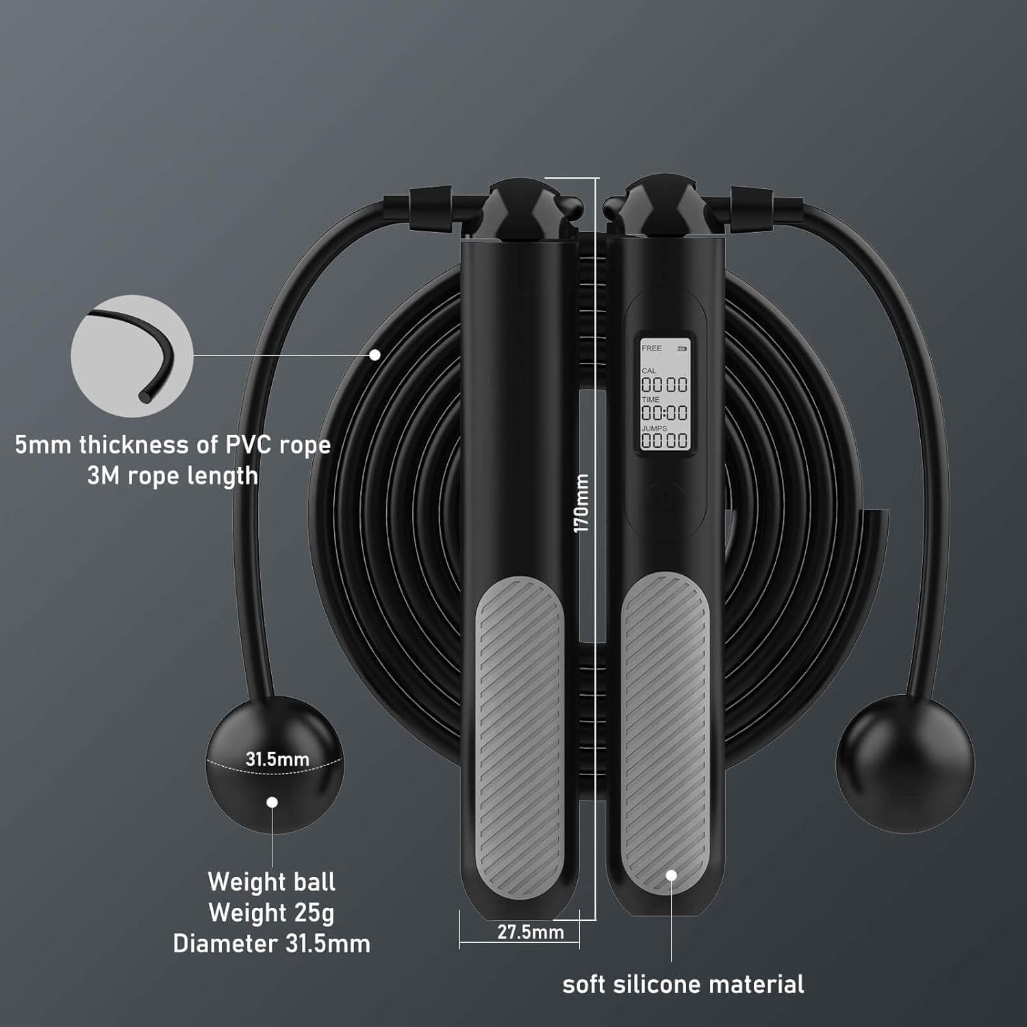 Inteligentna skakanka 2 w 1 z  – Smart Jump Rope Digital Counter recenzja i cena