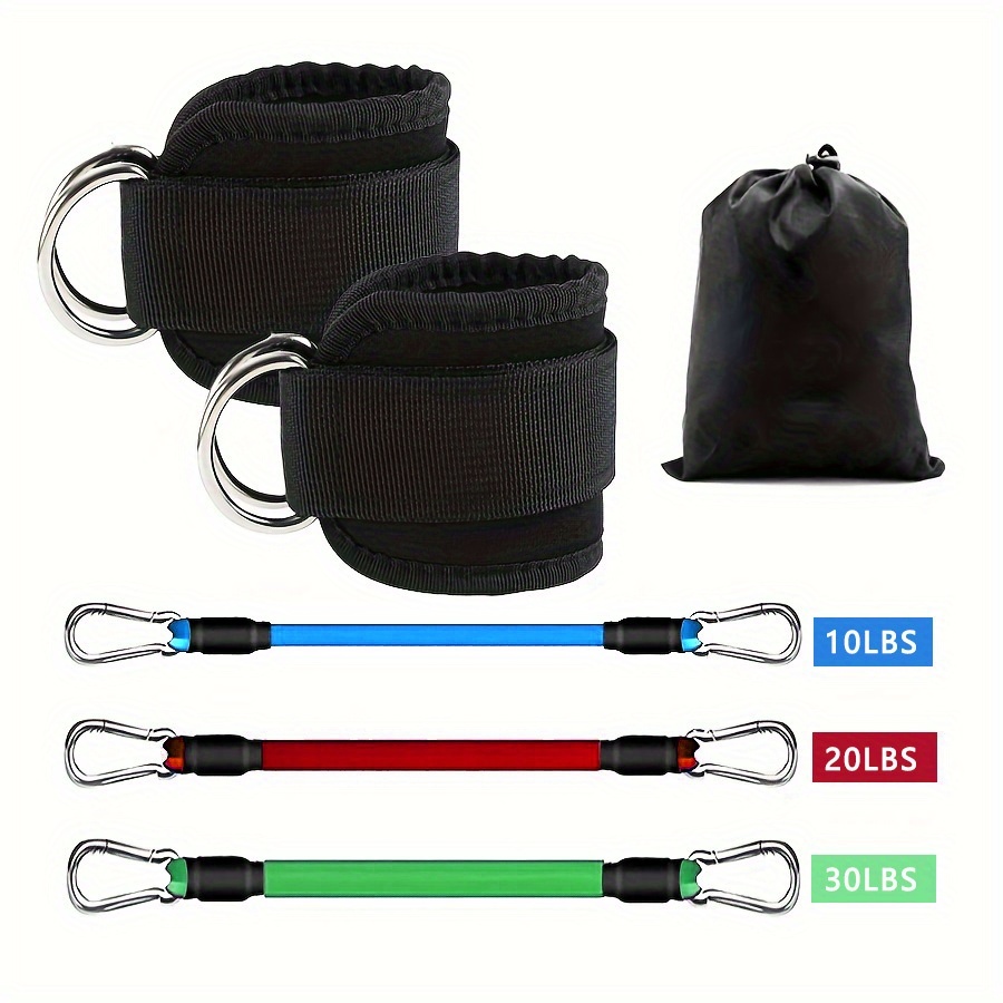 5 szt. Gum do ćwiczeń kostki,  – Pilates Bar Kit With Resistance Bands recenzja i cena