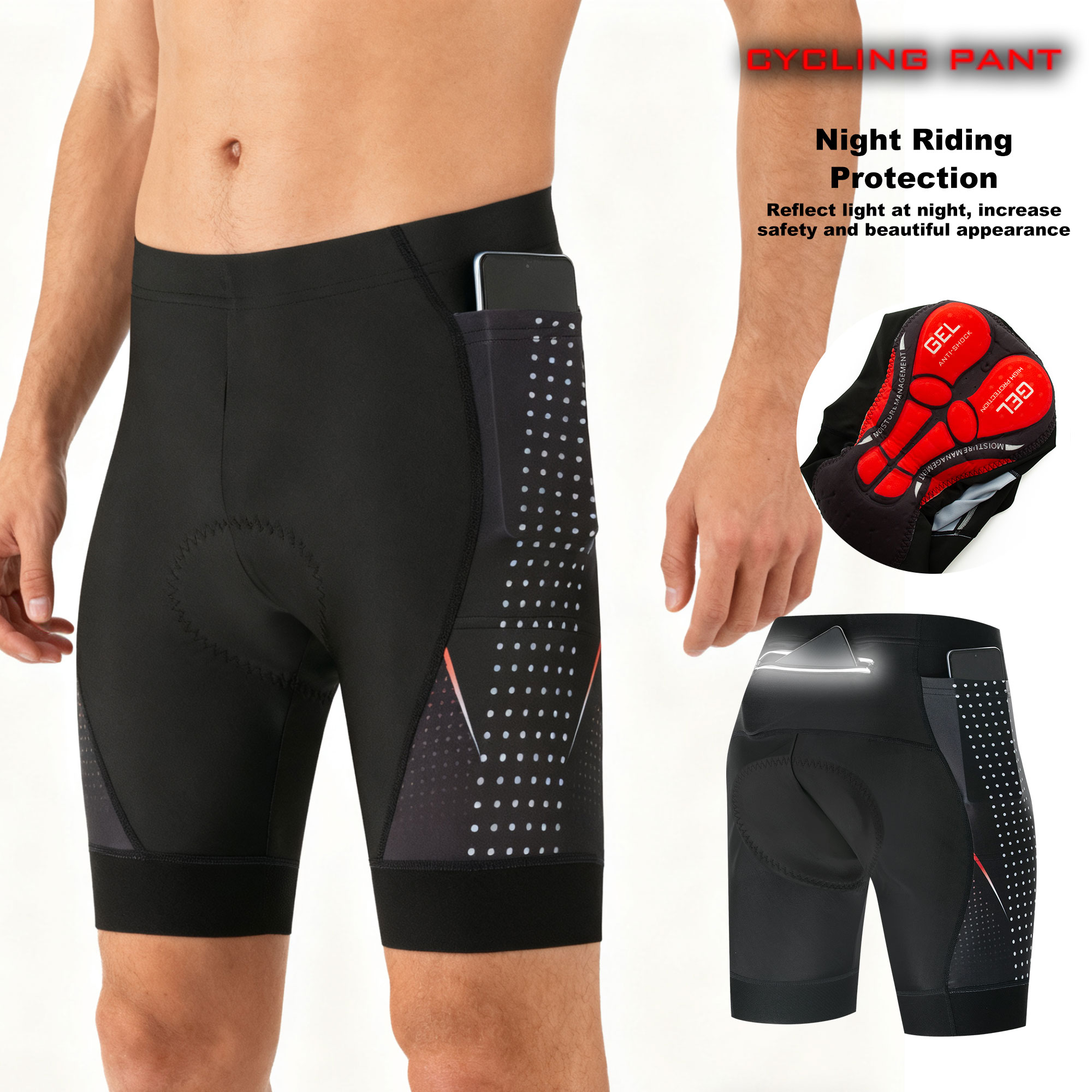 Profesjonalne spodenki rowerow – Padded Cycling Shorts 5D Gel recenzja i cena