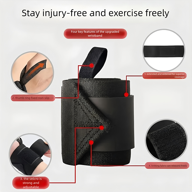 Wyściełana, twarda opaska na n – Wrist Wraps Weightlifting Support recenzja i cena