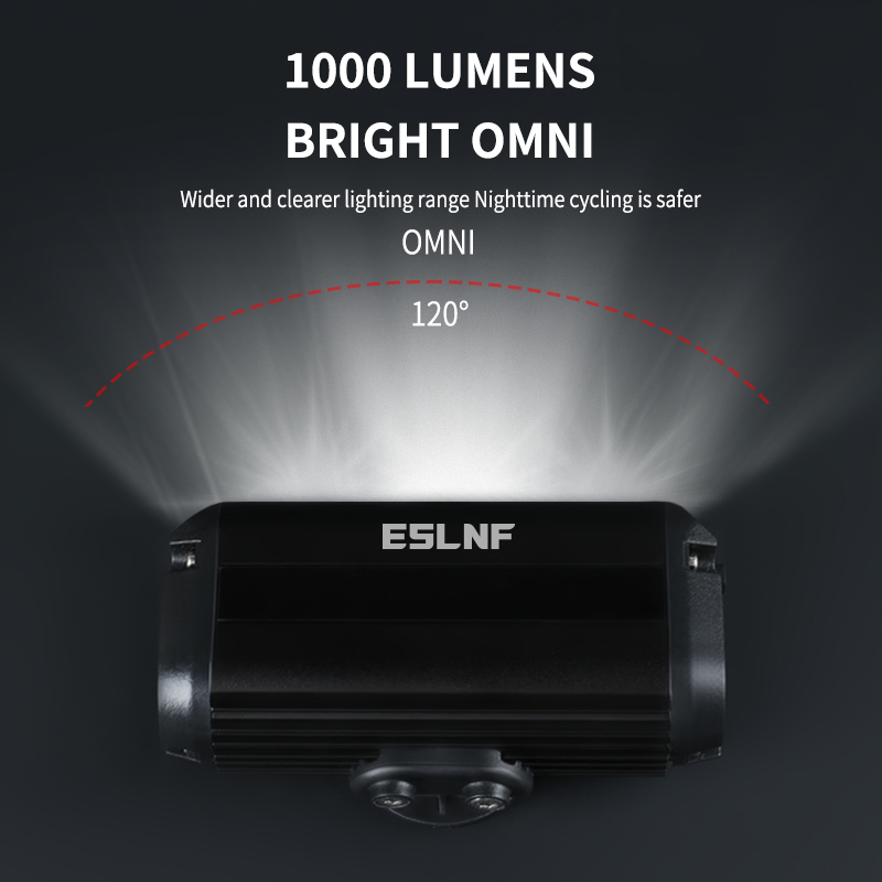 Lampa rowerowa przednia ESLNF  – Rechargeable Bicycle Headlight 1000 Lumen recenzja i cena